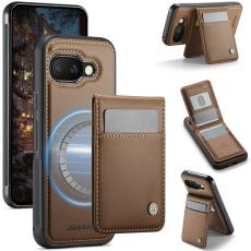 JEEHOOD - JEEHOOD J06 Läderfodral till Google Pixel 9a MagSafe Brun