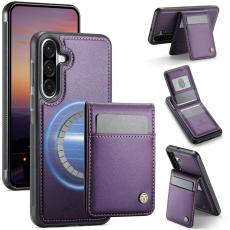 JEEHOOD - JEEHOOD J06 Läderfodral till Samsung Galaxy A36 5G - Lila