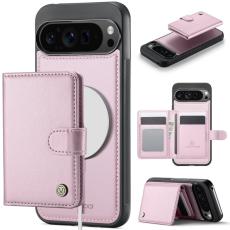 JEEHOOD - JEEHOOD J09 Fodral för Google Pixel 9 Pro XL - Rosa Leather