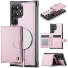 JEEHOOD - JEEHOOD J09 Fodral för Samsung Galaxy S22 Ultra 5G - Rosa