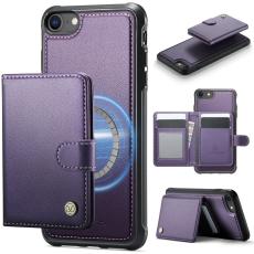 JEEHOOD - JEEHOOD J09 Fodral i läder för iPhone 8/SE 2020/SE 2022 - Lila