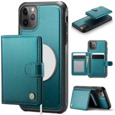 JEEHOOD - JEEHOOD J09 Fodral iPhone 11 Pro Max RFID Läder Grön