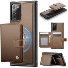 JEEHOOD - JEEHOOD J09 Fodral till Samsung Galaxy Note20 - RFID, Brun