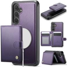 JEEHOOD - JEEHOOD J09 Fodral till Samsung Galaxy S25 FE Lila RFID Blocking