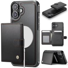 JEEHOOD - JEEHOOD J09 iPhone 17 Skal RFID Blocker Läder Svart