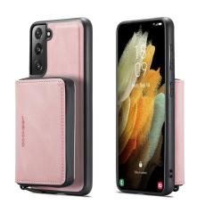 JEEHOOD - JEEHOOD Kickstand TPU Fodral med Magnetisk Plånbok - Rosa