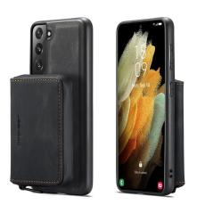 JEEHOOD - JEEHOOD Kickstand TPU Fodral med Magnetisk Plånbok - Svart