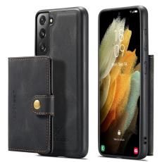 JEEHOOD - JEEHOOD Magnetic Wallet Skal för Samsung Galaxy S22+ 5G - Svart