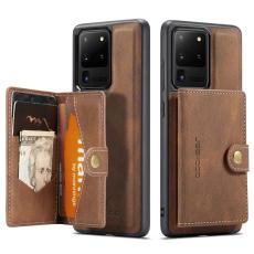 JEEHOOD - JEEHOOD Samsung Galaxy S20 Ultra Fodral Läder Magnetisk Brun
