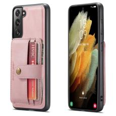JEEHOOD - JEEHOOD Samsung Galaxy S22+ Fodral med RFID Skydd - Rosa