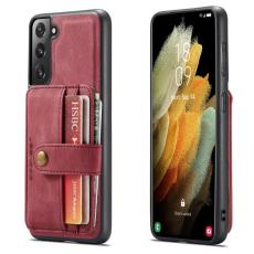 JEEHOOD - JEEHOOD Samsung Galaxy S22+ Fodral RFID Blocker Röd