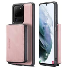 JEEHOOD - JEEHOOD Zipper Wallet Skal för Samsung Galaxy S20 Ultra - Rosa