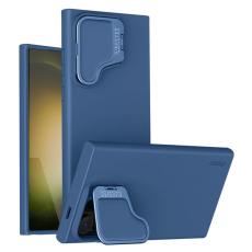 Nillkin - NILLKIN Camshield Silky Prop Samsung Galaxy S24 Ultra Skal Midnight Blue
