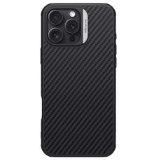 OEM - NILLKIN iPhone 16 Pro Max Skal Magnetisk Kolfiber Silver