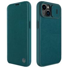 Nillkin - NILLKIN Qin Pro iPhone 14 Plus Skal med kortfack - Gr&ouml;n