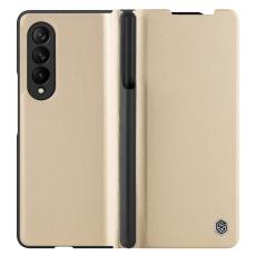 Nillkin - NILLKIN Qin Series Samsung Galaxy Z Fold3 5G Fodral Gold