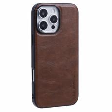 X-Level - X-LEVEL Bojue-3 iPhone 16 Pro Max Skal i Läder - Brun