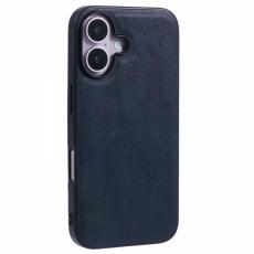 X-Level - X-LEVEL Bojue-3 iPhone 16 Skal MagSafe Läder Blå