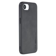 X-Level - X-LEVEL Bojue-3 iPhone 16e Skal Läderbelagt Svart