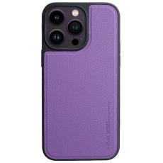 X-Level - X-LEVEL iPhone 15 Pro Max Skal MagSafe PU+TPU Lila
