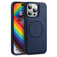 X-Level - X-LEVEL iPhone 15 Pro Max Skal PU Läder Mörkblå