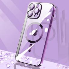 X-Level - X-LEVEL iPhone 15 Pro Max Skal TPU MagSafe Transparent Lila