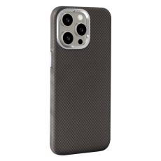 X-Level - X-LEVEL iPhone 15 Pro Skal Magnetiskt Kolfiber Metall Svart