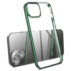 X-Level - X-LEVEL iPhone 15 Skal Electroplating Hård PC - Midnight Green