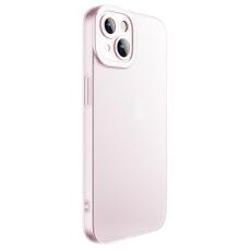 X-Level - X-LEVEL iPhone 15 Skal Tempererat Glas + TPU Skydd - Rosa