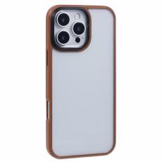 X-Level - X-LEVEL iPhone 16 Pro Fodral Akryl+Silicone Transparent Guld