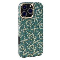 X-Level - X-LEVEL iPhone 16 Pro Fodral MagSafe Grön Carbon Fiber