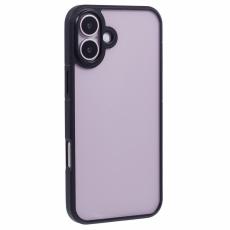 X-Level - X-LEVEL iPhone 16 Skal Akryl+Silicone Anti-Scratch Transparent Svart