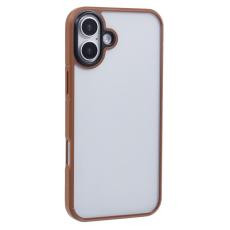 X-Level - X-LEVEL iPhone 16 Skal Akryl+Silikon Anti-Scratch Klar - Titan Guld