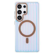 X-Level - X-LEVEL Samsung Galaxy S25 Ultra Skal MagSafe Corrugated Gold