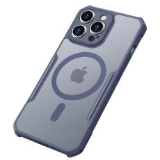 XUNDD - XUNDD iPhone 14 Pro Max Skal Magnetisk H&aring;rd Akryl TPU M&ouml;rklila