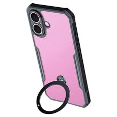 XUNDD - XUNDD iPhone 16 Skal 360 Grader Magnetisk Ställ Shockproof Svart