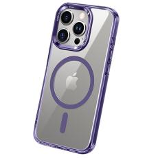 XUNDD - XUNDD Wisely Series iPhone 15 Pro Skal MagSafe Transparent Lila