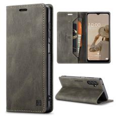 AUTSPACE - AUTSPACE A01 för Samsung Galaxy A13 5G Fodral PU Läder - Kaffe