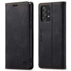 AUTSPACE - AUTSPACE A01 f&ouml;r Samsung Galaxy A33 5G Fodral PU L&auml;der - Svart