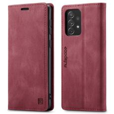 AUTSPACE - AUTSPACE A01 f&ouml;r Samsung Galaxy A53 5G Fodral PU L&auml;der - R&ouml;d