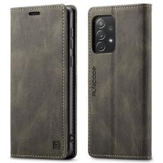 AUTSPACE - AUTSPACE A01 för Samsung Galaxy A73 5G Fodral PU Läder - Kaffe