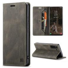 AUTSPACE - AUTSPACE A01 för Samsung Galaxy S22 5G Fodral PU Läder - Coffee