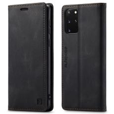 AUTSPACE - AUTSPACE A01 Fodral f&ouml;r Samsung Galaxy S20 Plus PU L&auml;der - Svart