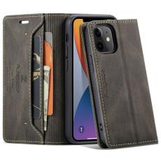 AUTSPACE - AUTSPACE A01 iPhone 12/12 Pro Fodral PU Läder - Kaffe