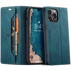 AUTSPACE - AUTSPACE A01 iPhone 14 Pro Max Fodral Retro Matte PU - Blå