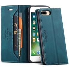 AUTSPACE - AUTSPACE A01 iPhone 6/7/8 Plus Fodral PU Läder - Blå