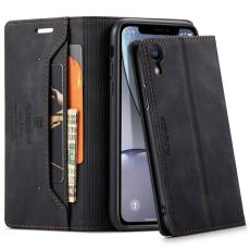 AUTSPACE - AUTSPACE A01 iPhone XR Fodral PU L&auml;der - Svart