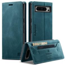 AUTSPACE - AUTSPACE Google Pixel 8 Pro Wallet Fodral Äkta läder - Blå