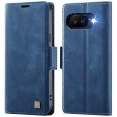 AUTSPACE - AUTSPACE Google Pixel 9a Fodral Retro Läder - Blå