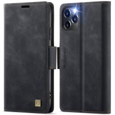 AUTSPACE - AUTSPACE iPhone 11 Pro Fodral Retro Läder - Svart